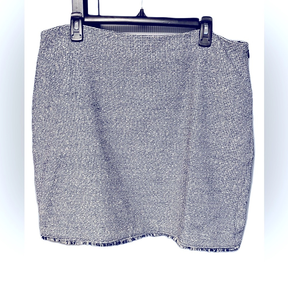 Beautiful blue,bone with hint of silver skirt NWT